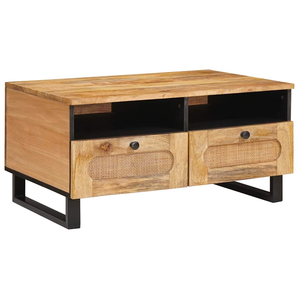 Sofabord Artisan Egetræ 80 x 54 x 40 cm Massivt mangotræ