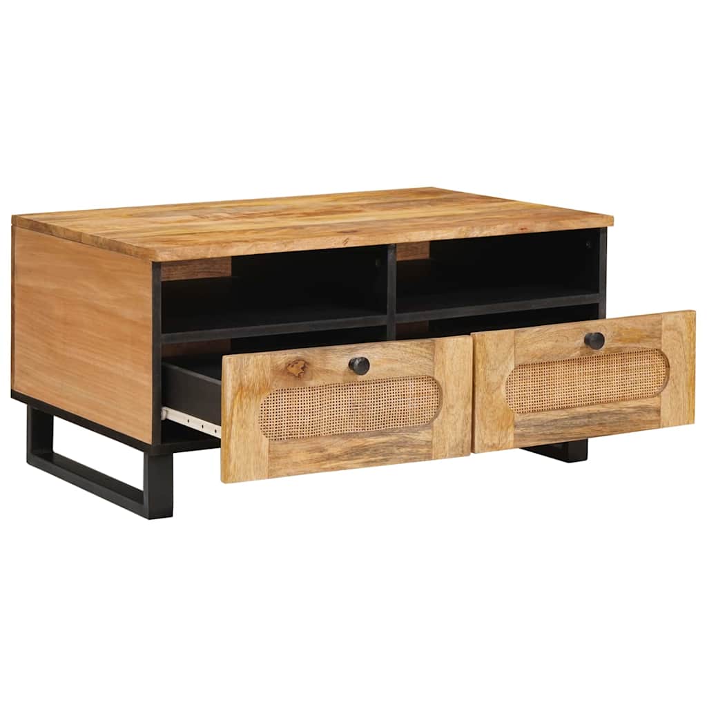 Sofabord Artisan Egetræ 80 x 54 x 40 cm Massivt mangotræ