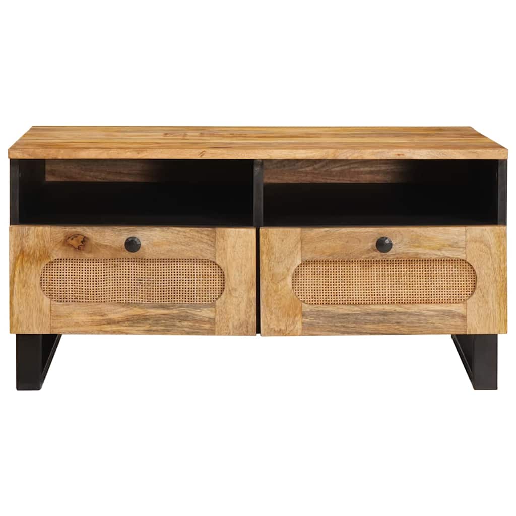 Sofabord Artisan Egetræ 80 x 54 x 40 cm Massivt mangotræ