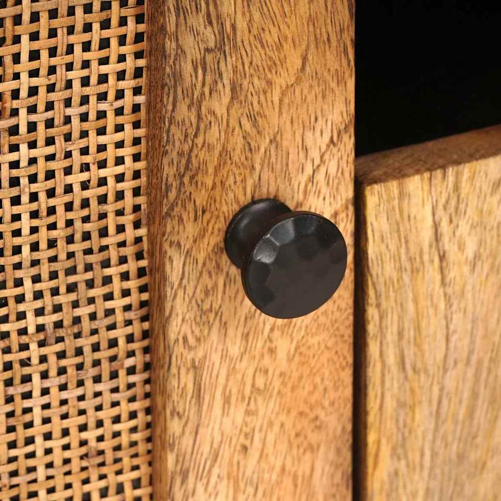 TV-skab Brun 105 x 33 x 46 cm Massivt mangotræ