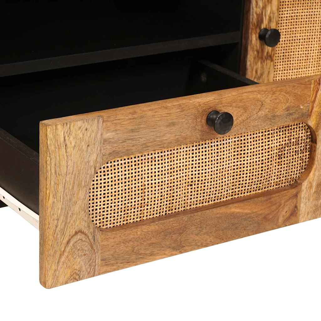 TV-skab Brun 105 x 33 x 46 cm Massivt mangotræ