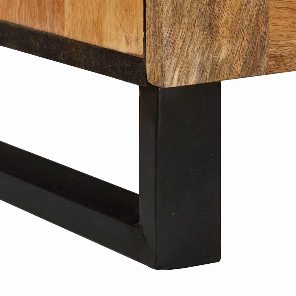 TV-skab Brun 105 x 33 x 46 cm Massivt mangotræ