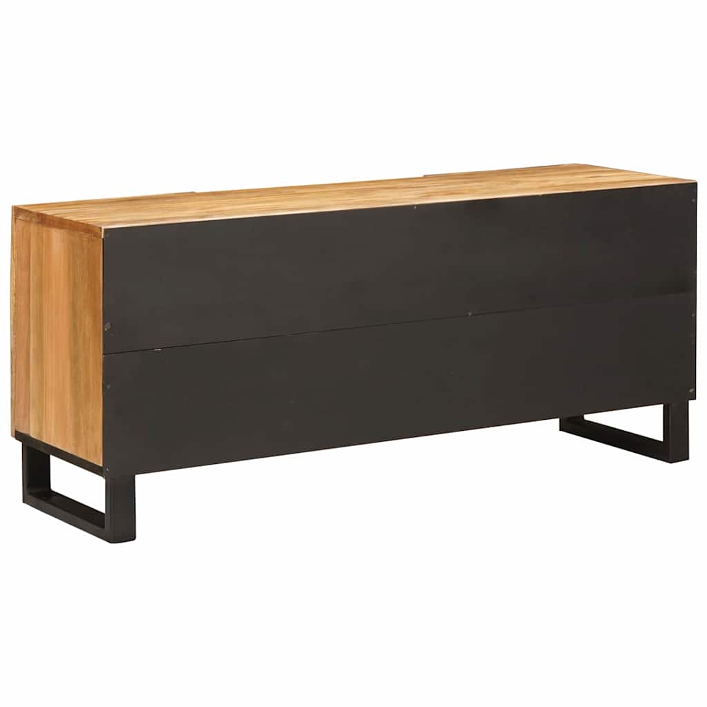 TV-skab Brun 105 x 33 x 46 cm Massivt mangotræ