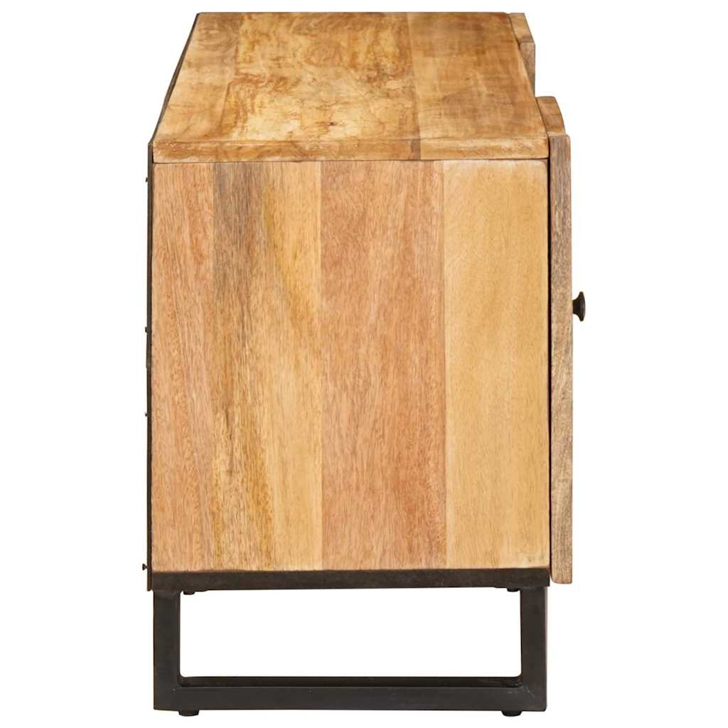 TV-skab Brun 105 x 33 x 46 cm Massivt mangotræ
