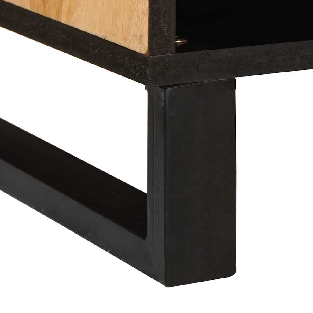 TV-skab Brun 80 x 33 x 46 cm Massivt mangotræ