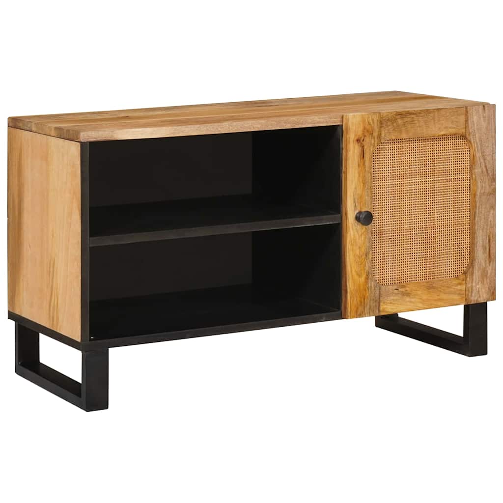 TV-skab Brun 80 x 33 x 46 cm Massivt mangotræ