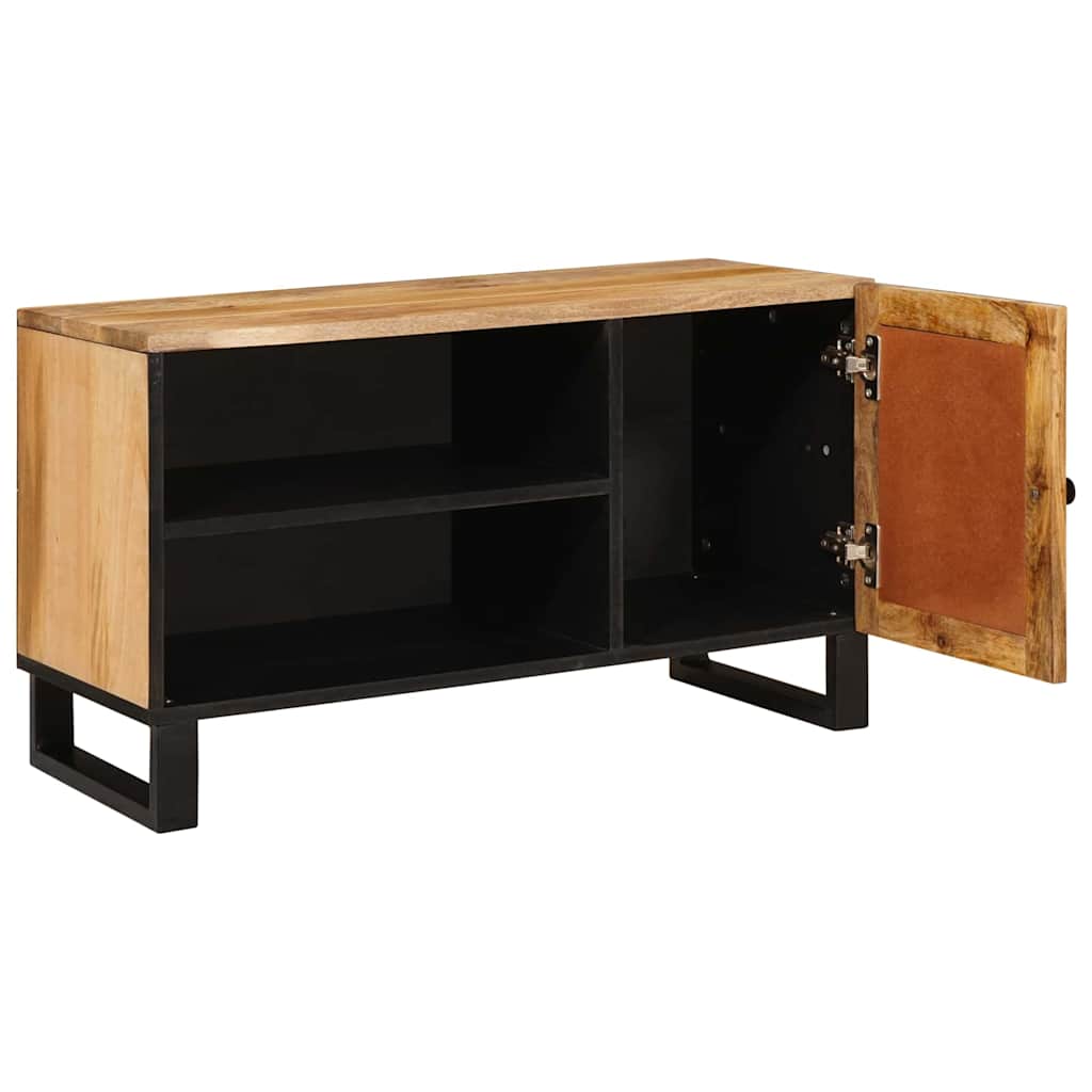 TV-skab Brun 80 x 33 x 46 cm Massivt mangotræ