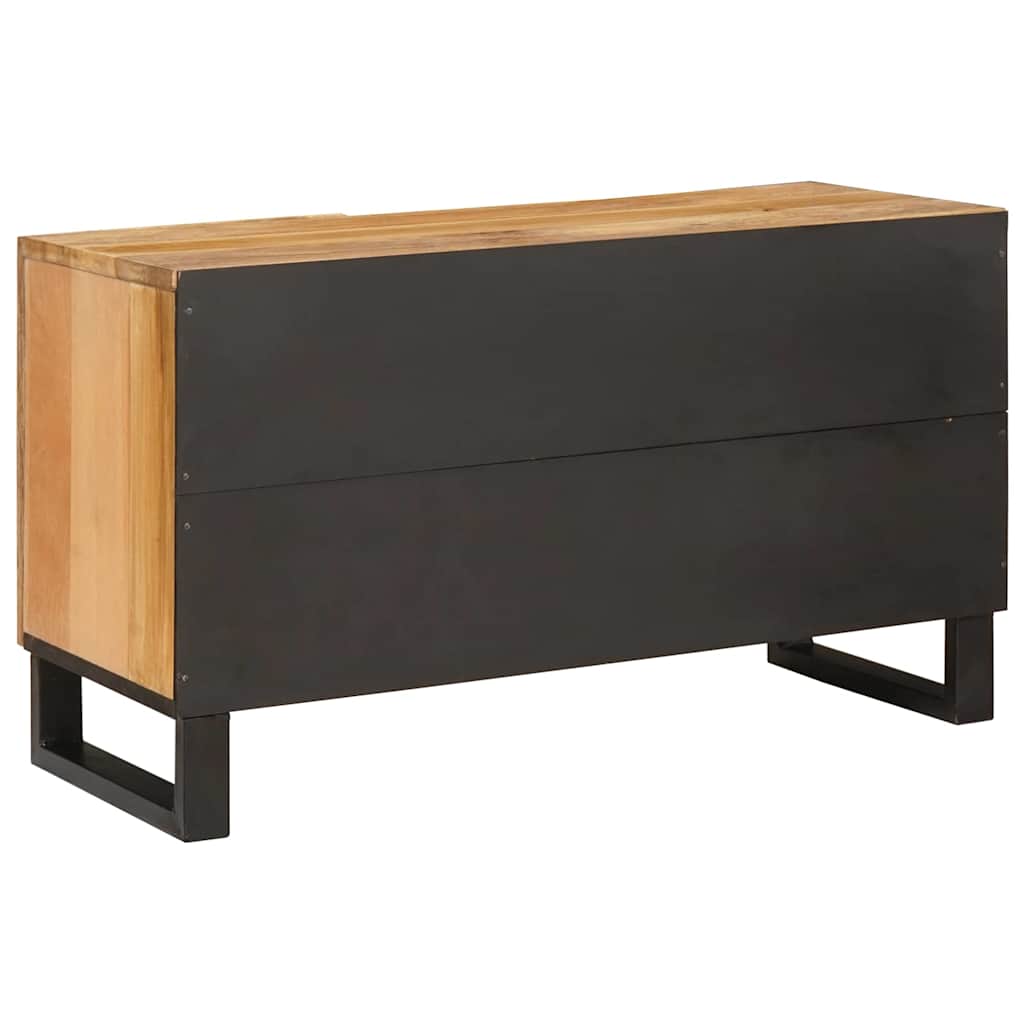 TV-skab Brun 80 x 33 x 46 cm Massivt mangotræ