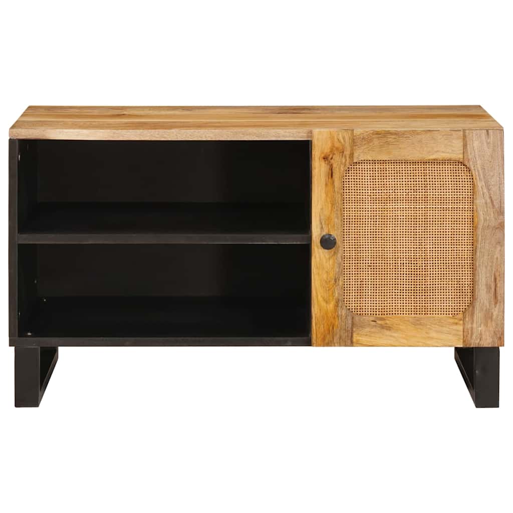 TV-skab Brun 80 x 33 x 46 cm Massivt mangotræ