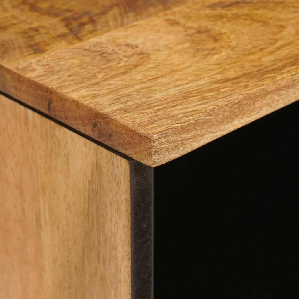 TV-skab med skuffe Brun 100 x 33 x 46 cm Massivt mangotræ