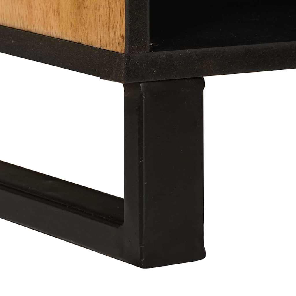 TV-skab med skuffe Brun 100 x 33 x 46 cm Massivt mangotræ
