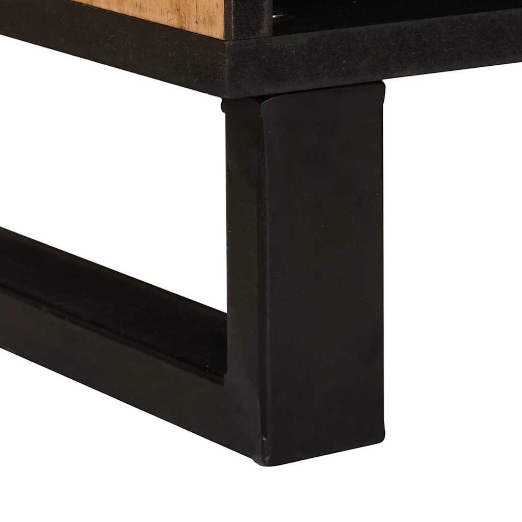 TV-skab med skuffe Brun 80 x 33 x 46 cm Massivt mangotræ