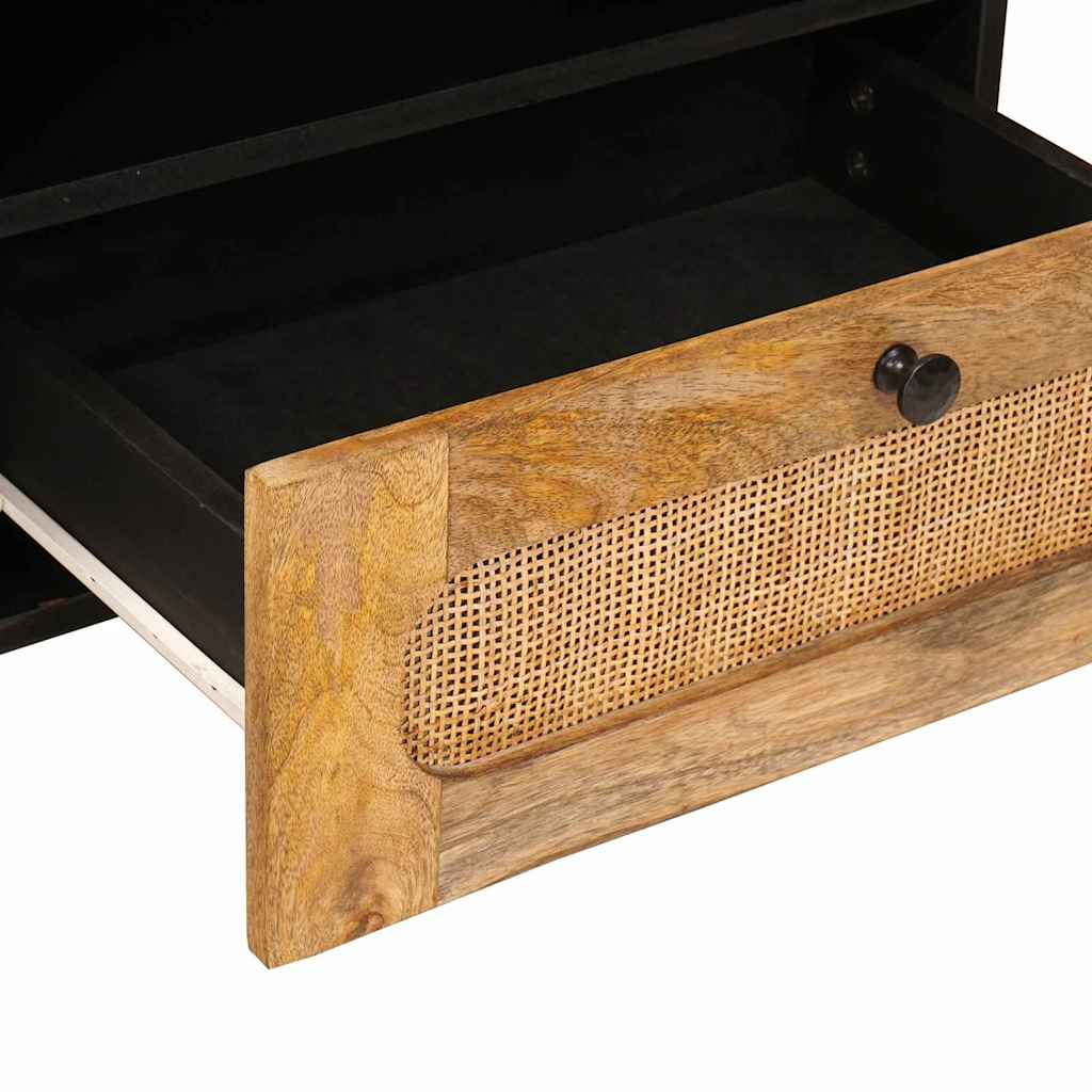 TV-skab med skuffe Brun 80 x 33 x 46 cm Massivt mangotræ