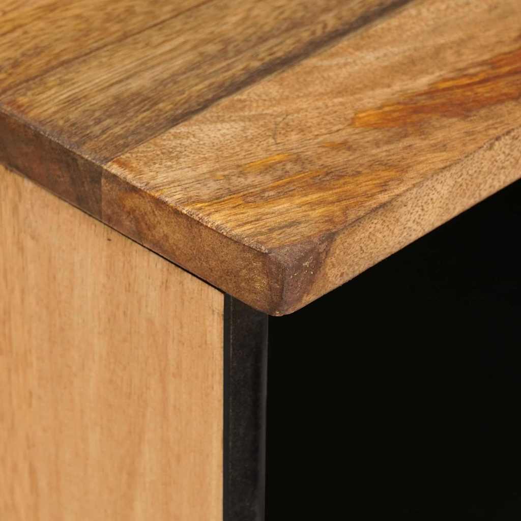 TV-skab med skuffe Brun 80 x 33 x 46 cm Massivt mangotræ