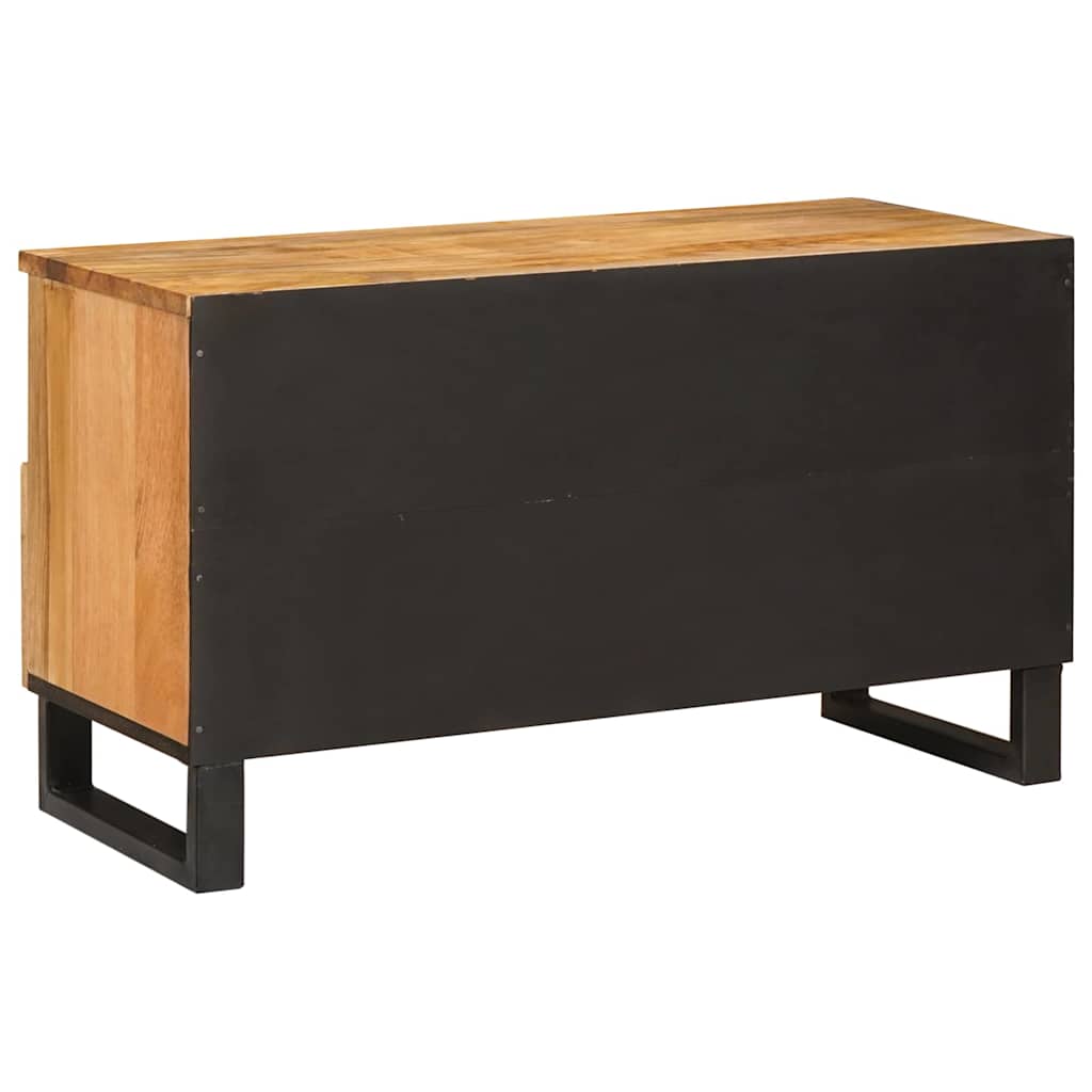 TV-skab med skuffe Brun 80 x 33 x 46 cm Massivt mangotræ