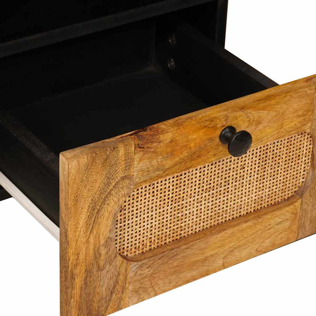 TV-skab med skuffe Brun 100 x 33 x 46 cm Massivt mangotræ