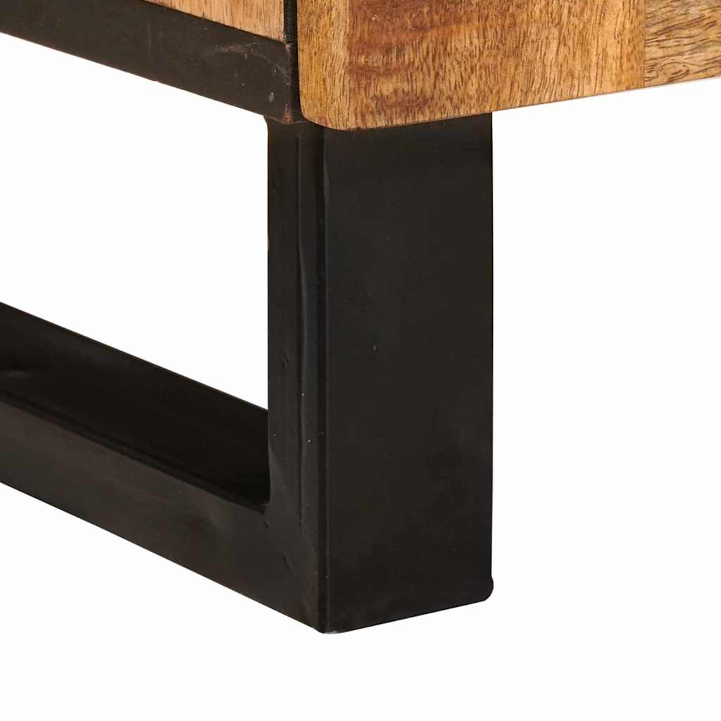 TV-skab med skuffe Brun 100 x 33 x 46 cm Massivt mangotræ