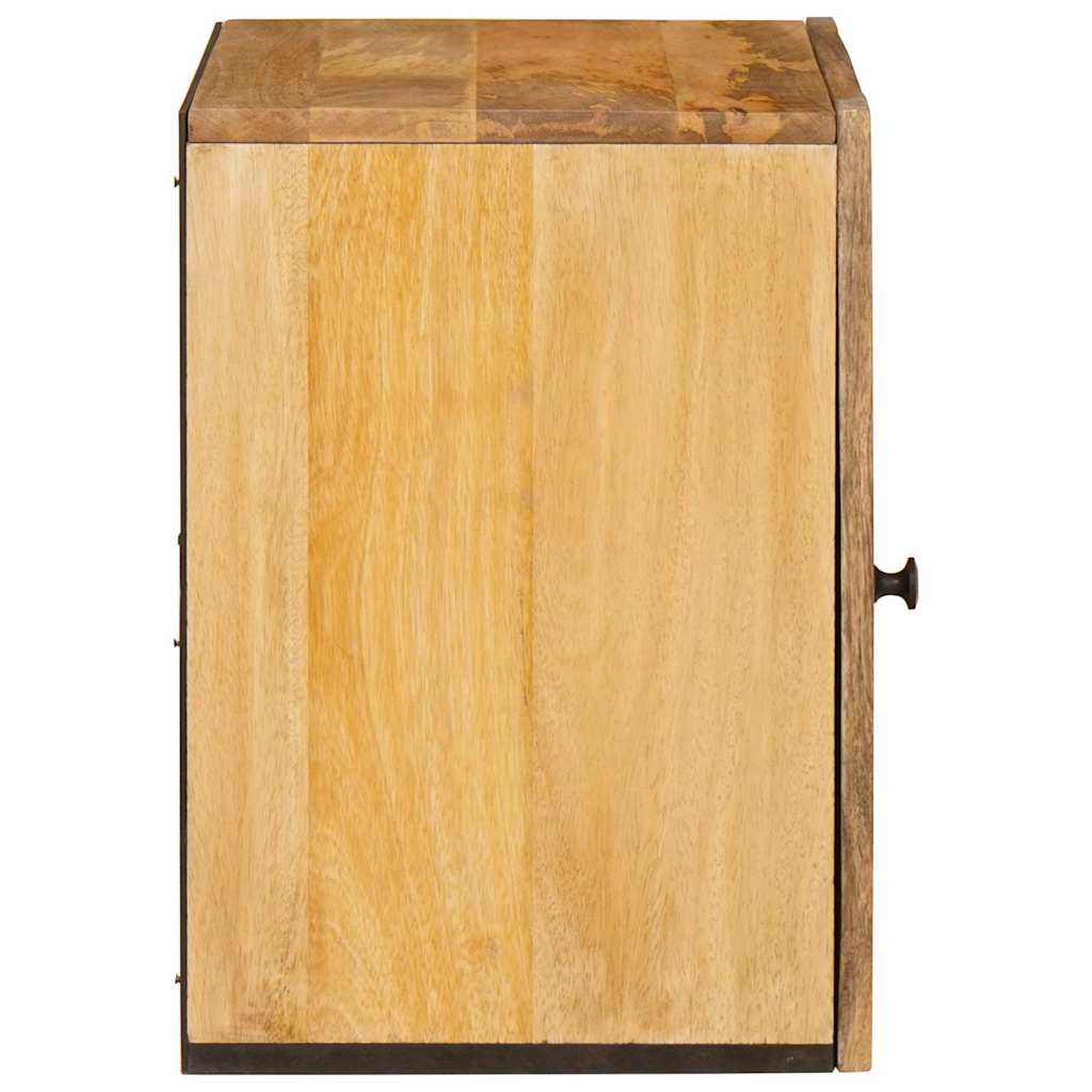 Badeværelse Hænge Skab Brun 38 x 33 x 48 cm Massivt mangotræ