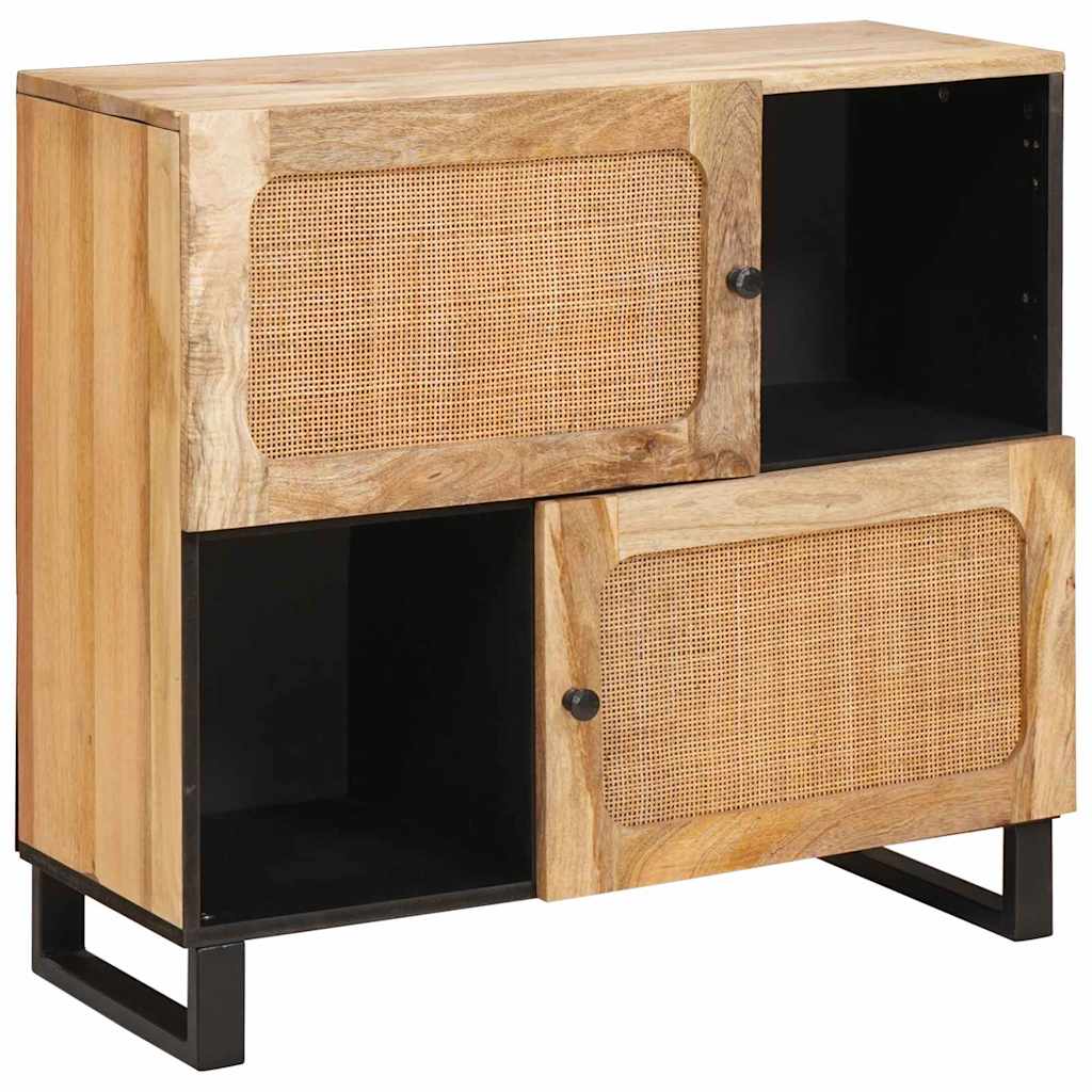 Sideboard Brun 80 x 33 x 75 cm Massivt mangotræ