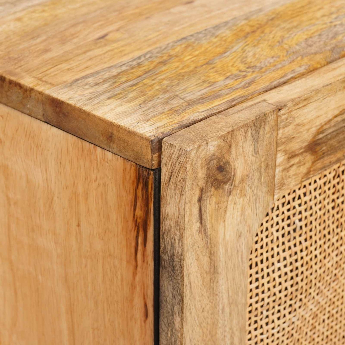 Highboard Brun 40 x 33 x 110 cm Massivt mangotræ