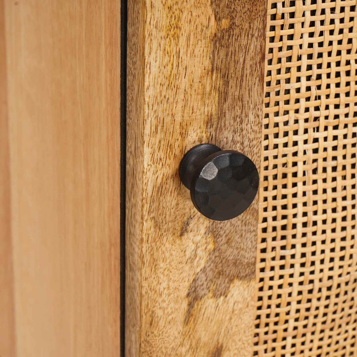 Highboard Brun 40 x 33 x 110 cm Massivt mangotræ