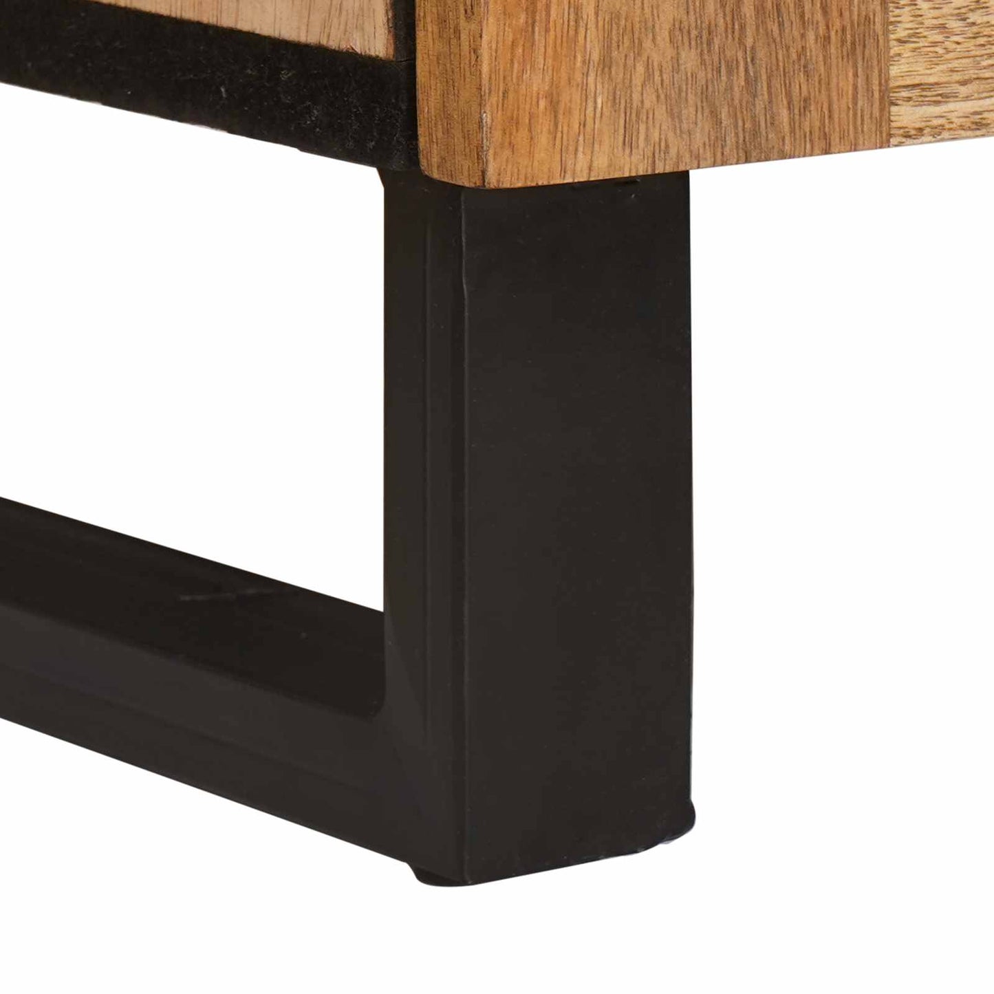 Highboard med skuffe Brun 40 x 33 x 110 cm Massivt mangotræ