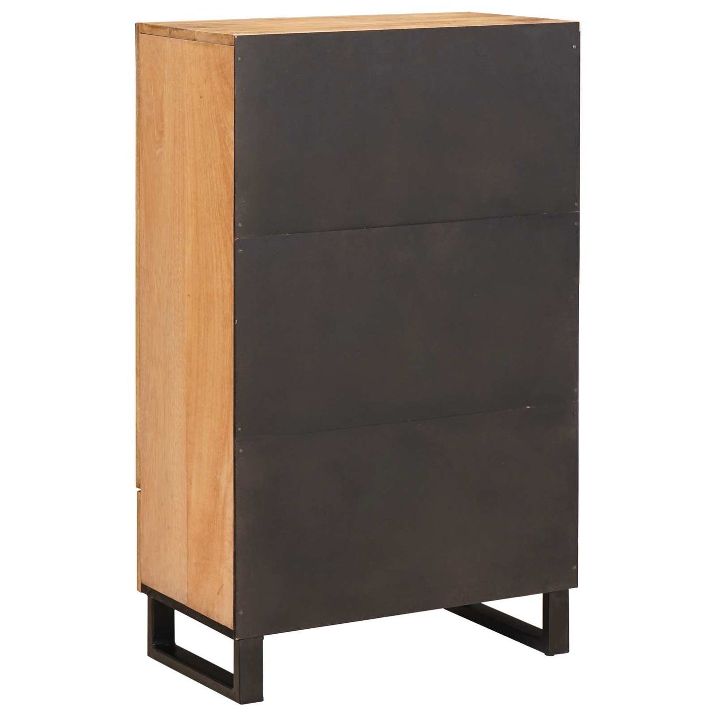 Highboard med skuffe Brun 40 x 33 x 110 cm Massivt mangotræ
