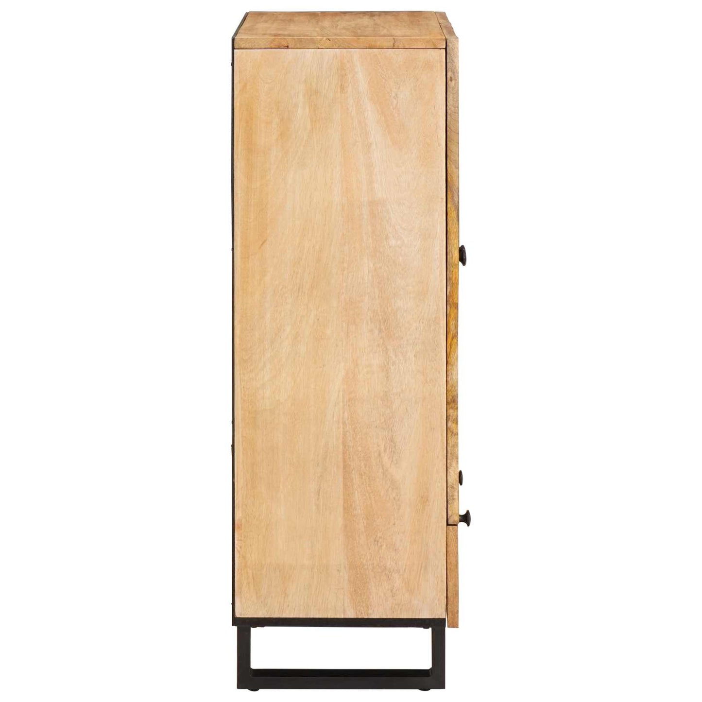 Highboard med skuffe Brun 40 x 33 x 110 cm Massivt mangotræ