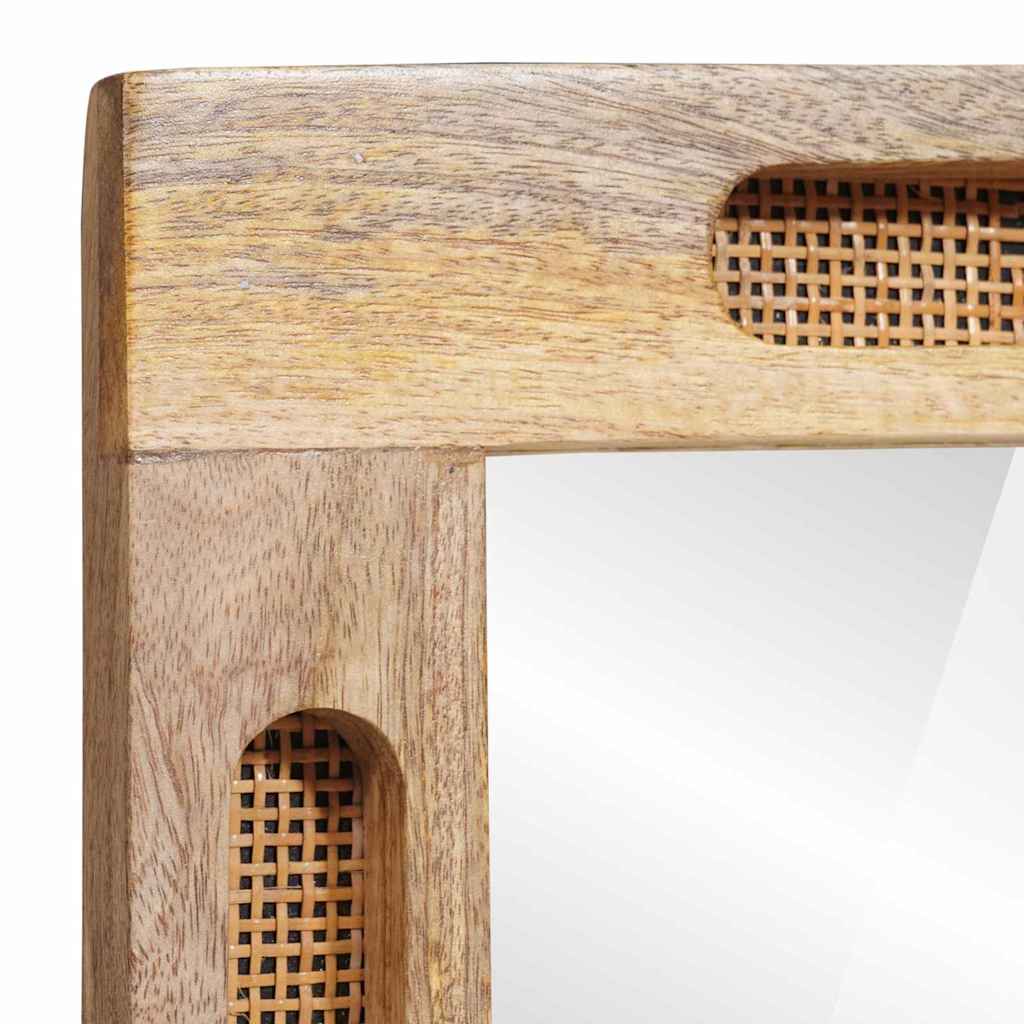 Badeværelsesspejl Brun 50 x 2,5 x 70 cm Massivt mangotræ