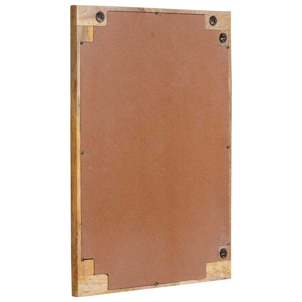 Badeværelsesspejl Brun 50 x 2,5 x 70 cm Massivt mangotræ