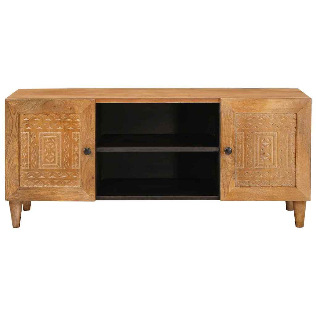 TV Enheder med hylde Lys Brun 105 x 33 x 46 cm Massivt mangotræ