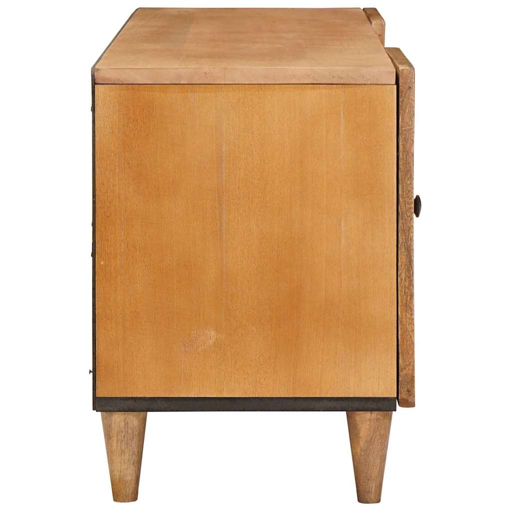 TV Enheder med hylde Lys Brun 105 x 33 x 46 cm Massivt mangotræ