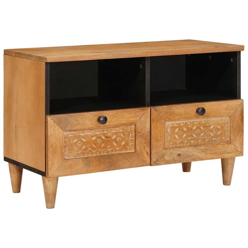 TV Enheder Lys Brun 70 x 33 x 46 cm Konstrueret træ