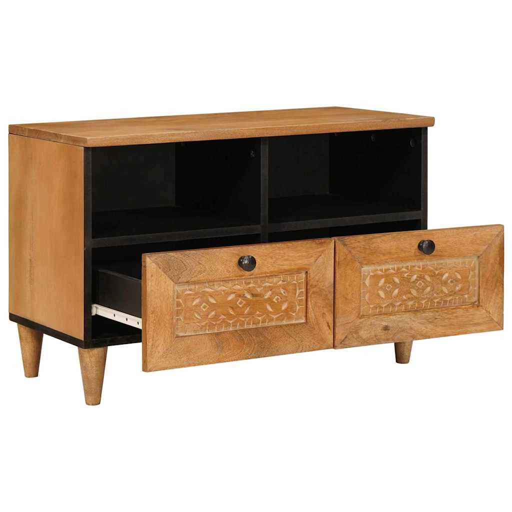 TV Enheder Lys Brun 70 x 33 x 46 cm Konstrueret træ