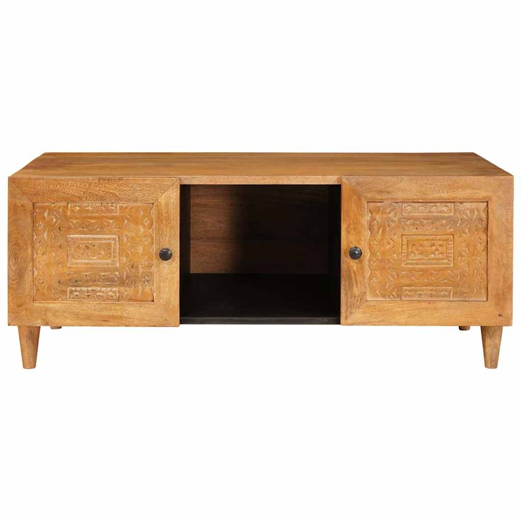 Sofabord Lys Brun 100 x 54 x 40 cm Massivt mangotræ