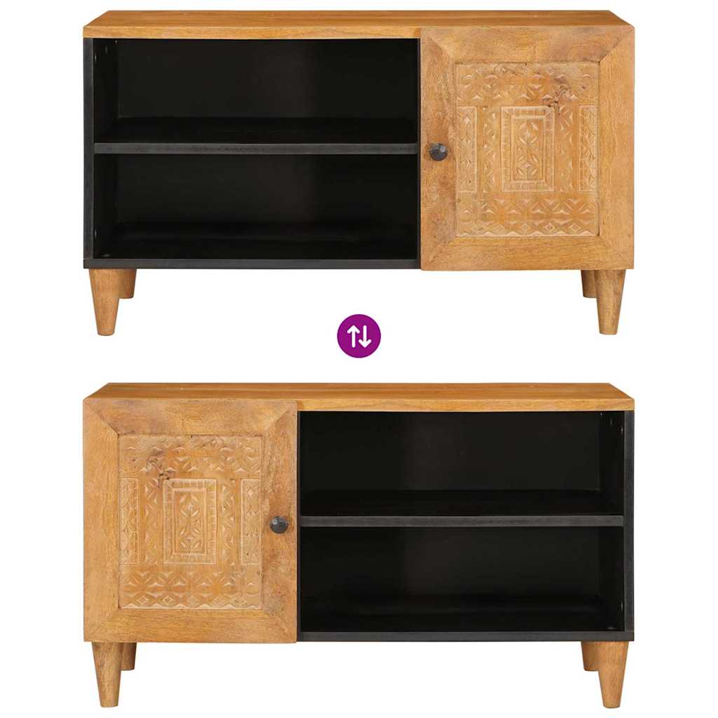 TV Enheder med hylde Lys Brun 80 x 33 x 46 cm Konstrueret træ