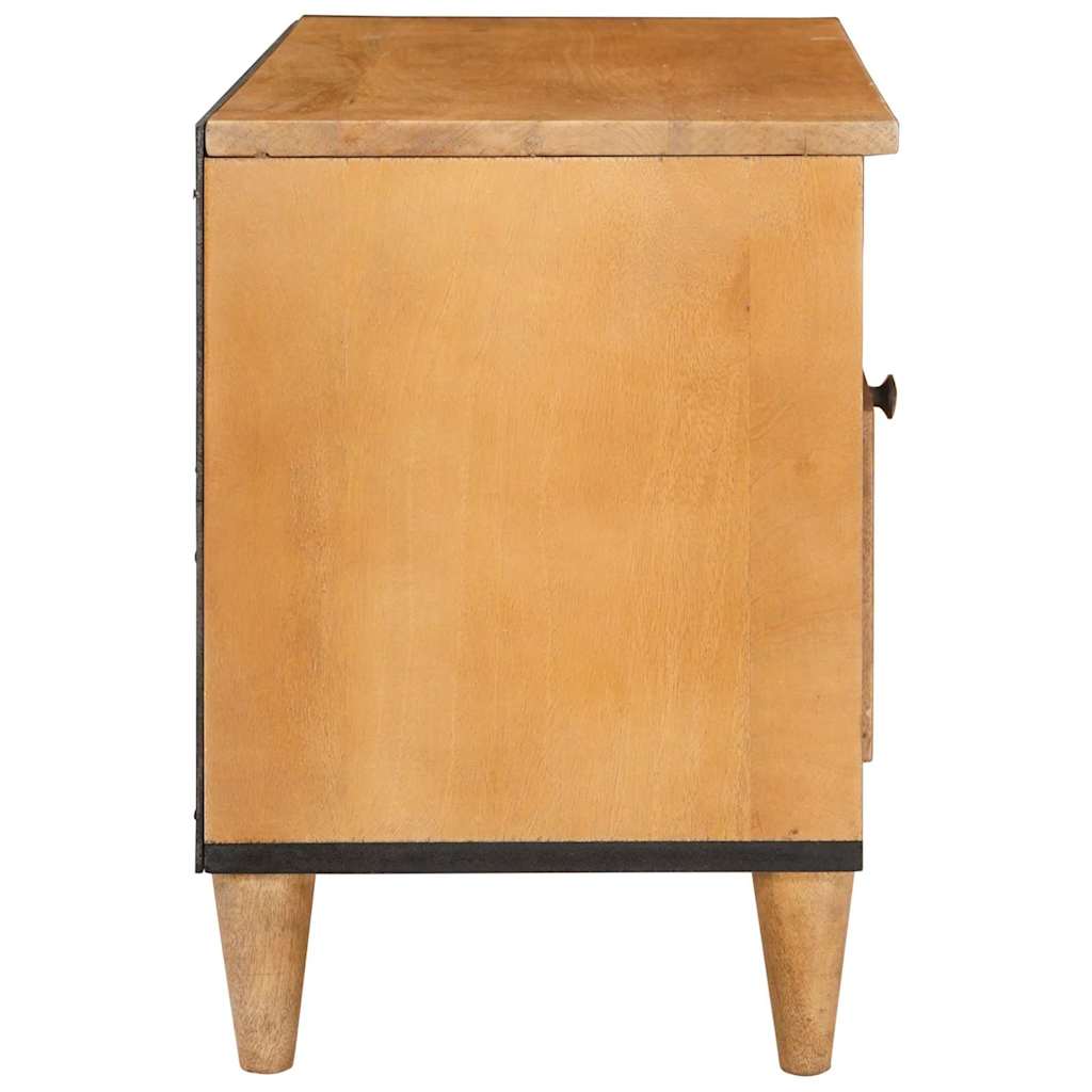 TV-skab med skuffe med hylde 80 x 33 x 46 cm Massivt mangotræ