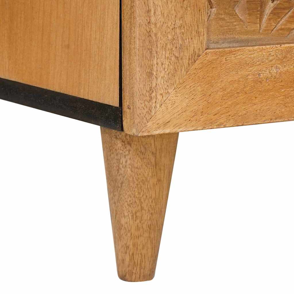 Sideboard 80 x 33 x 75 cm Massivt mangotræ