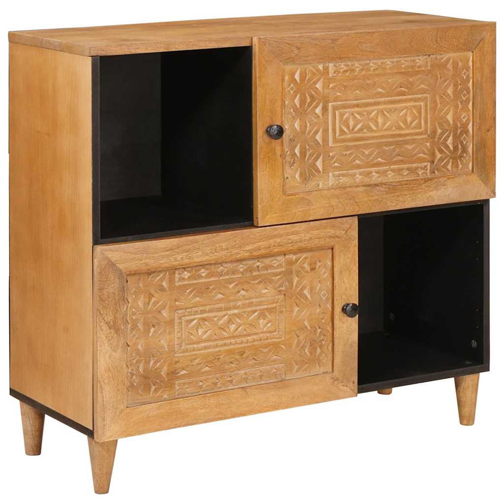 Sideboard 80 x 33 x 75 cm Massivt mangotræ