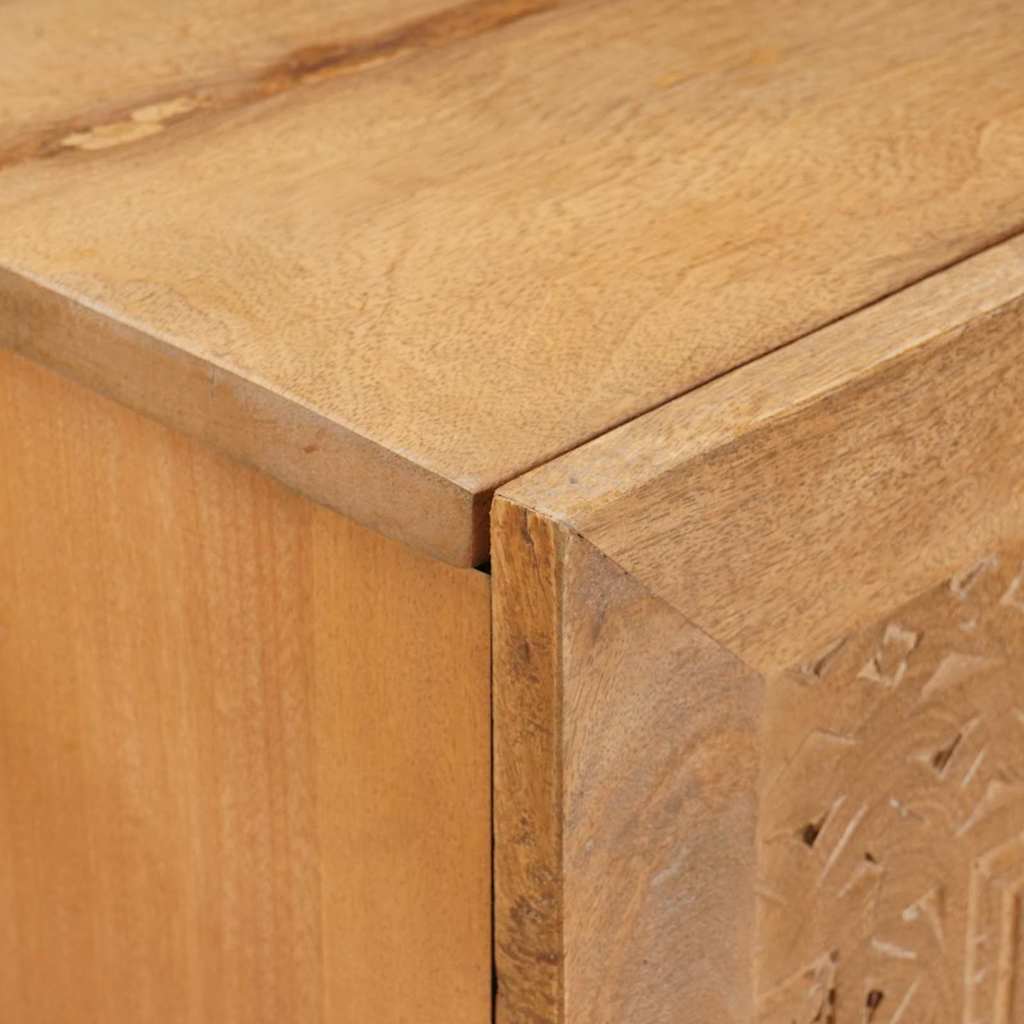 Sideboard 90 x 33 x 75 cm Massivt mangotræ