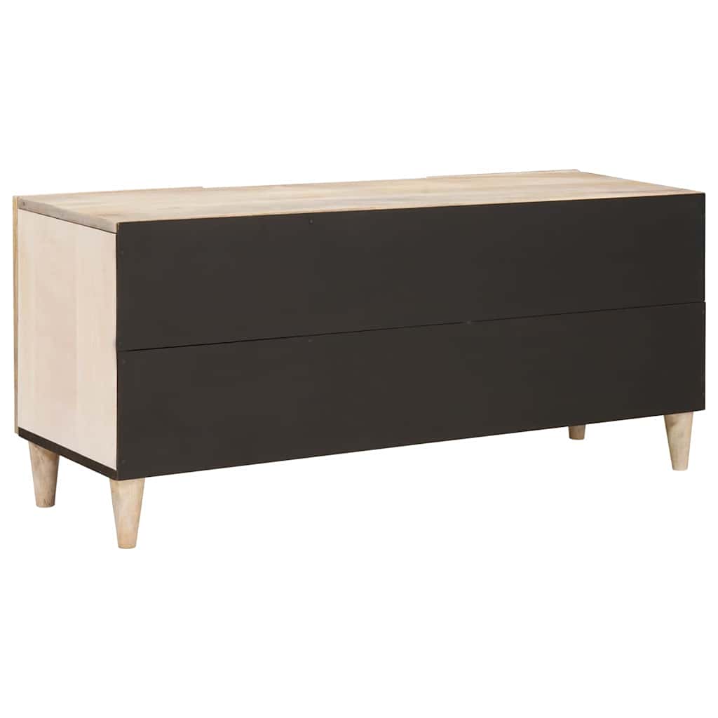 TV Enheder med hylde Hvid 105 x 33 x 46 cm Konstrueret træ