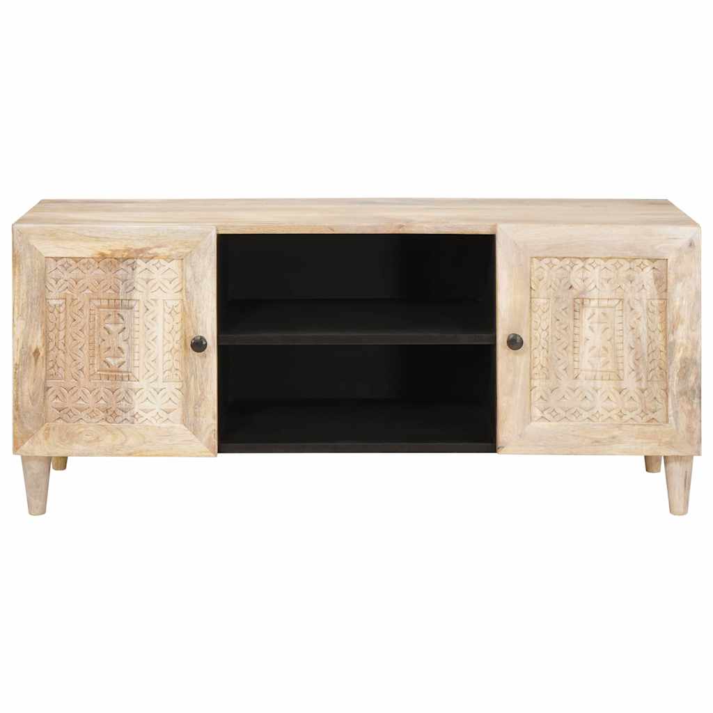 TV Enheder med hylde Hvid 105 x 33 x 46 cm Konstrueret træ