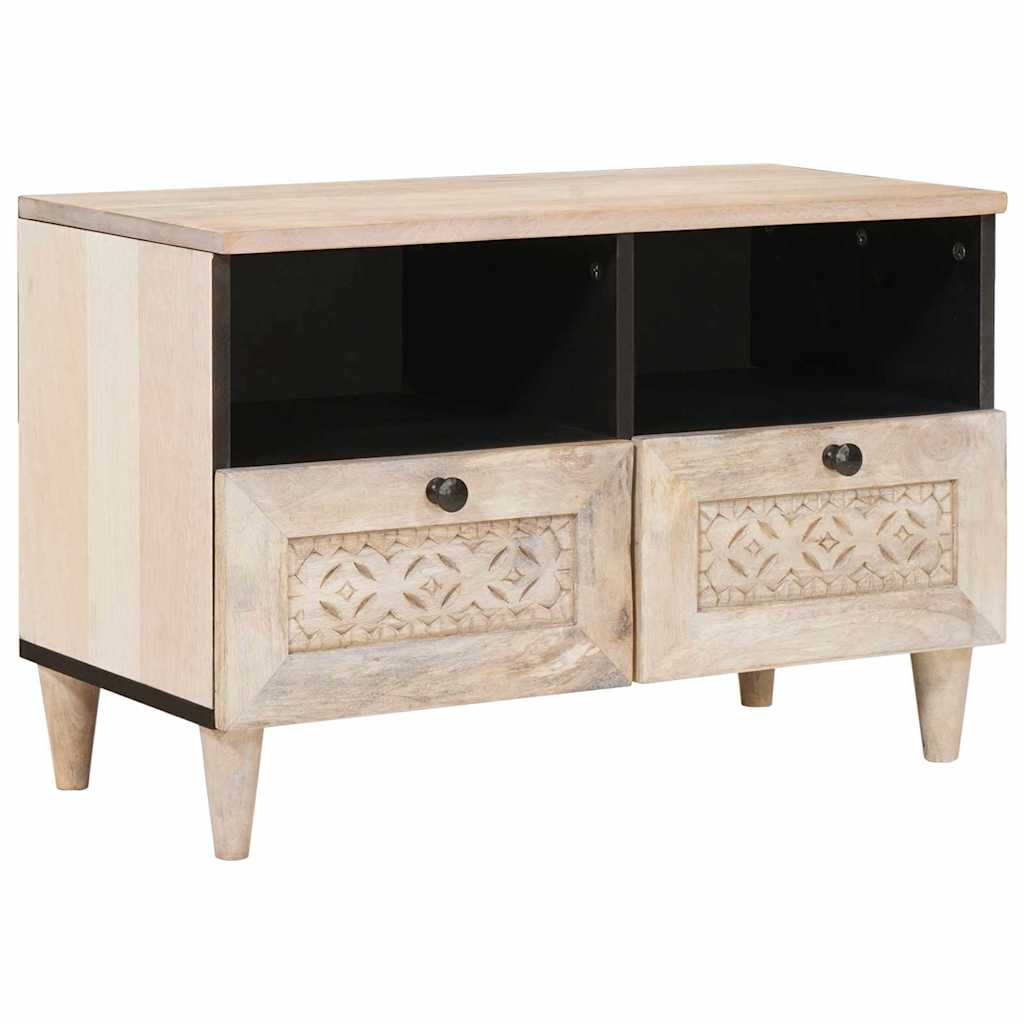 TV Enheder Hvid 70 x 33 x 46 cm Konstrueret træ