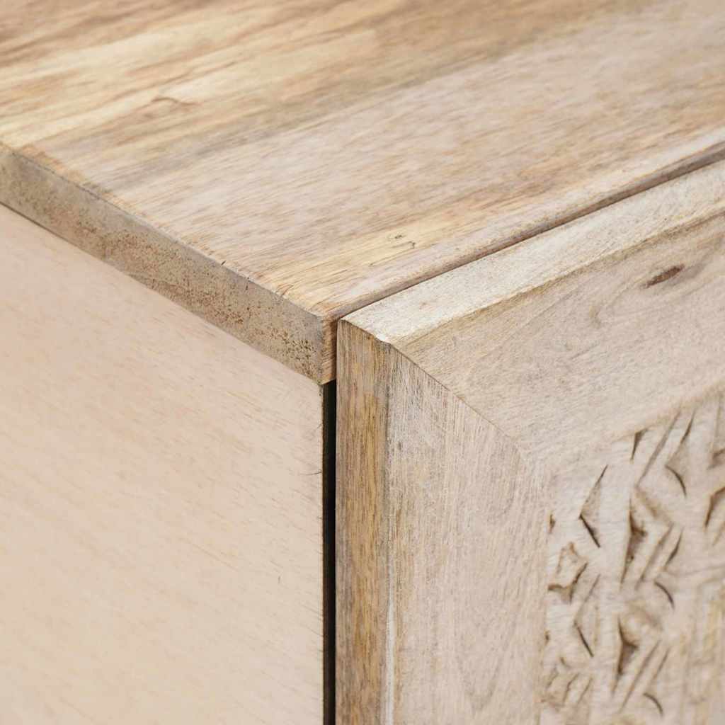 Sofabord Hvid 80 x 54 x 40 cm Konstrueret træ
