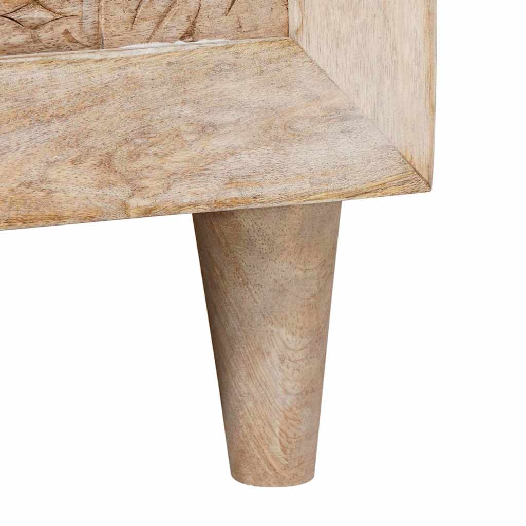 Sofabord Hvid 80 x 54 x 40 cm Konstrueret træ