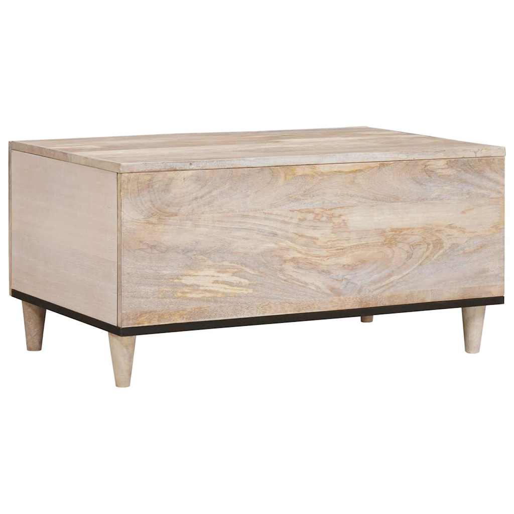 Sofabord Hvid 80 x 54 x 40 cm Konstrueret træ