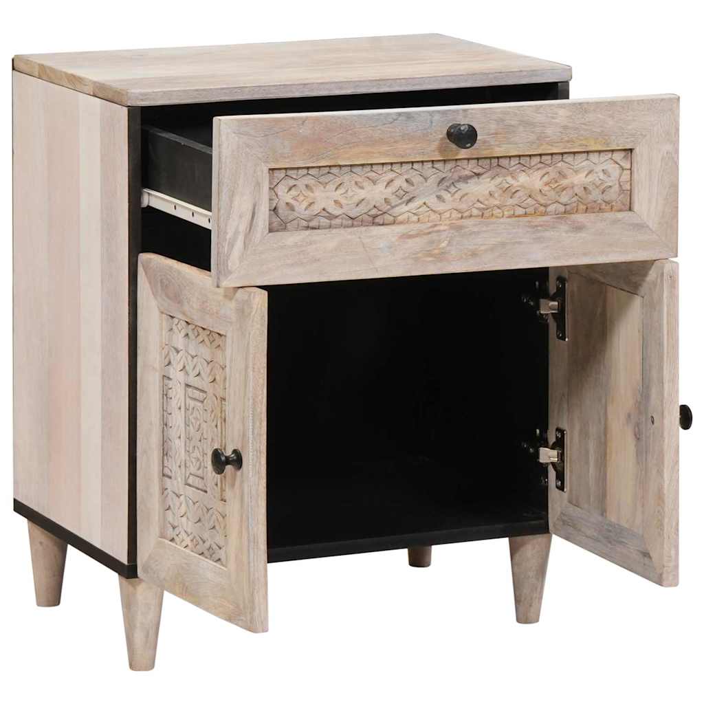 Natskab Hvid 50 x 33 x 60 cm Konstrueret træ