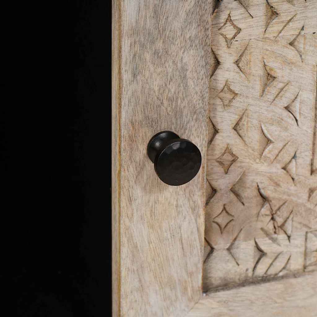 Sofabord Bleg Hvid 100 x 54 x 40 cm Massivt mangotræ