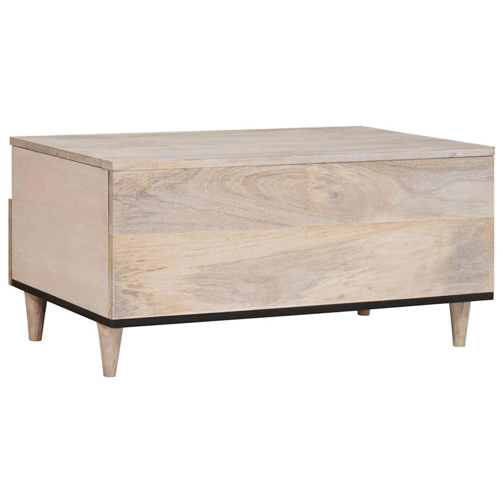 Sofabord Bleg Hvid 80 x 54 x 40 cm Massivt mangotræ