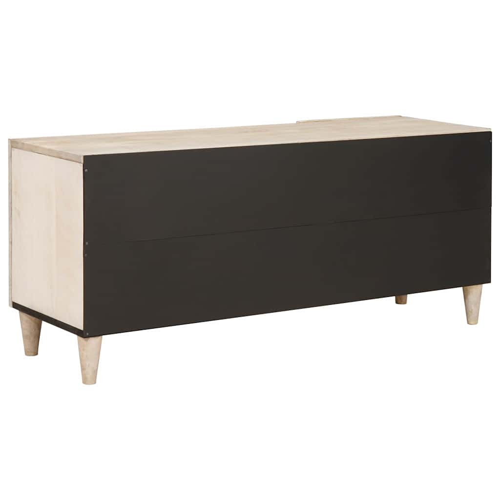 TV Enheder med skuffe Hvid 105 x 33 x 46 cm Konstrueret træ